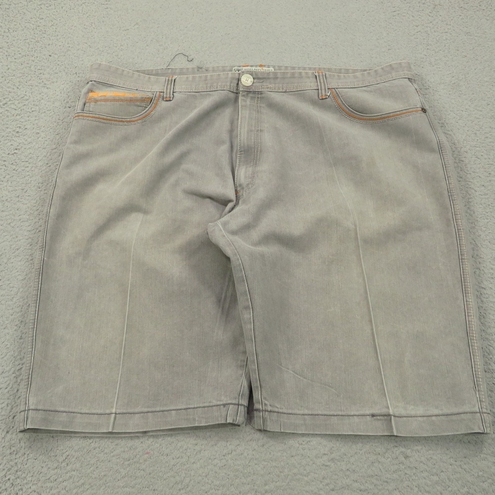 Rocawear Baggy Jean Shorts Mens 50 Y2K Embroidered Skater Grunge Wide Leg Gray